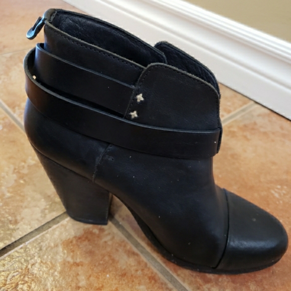 Rag & Bone Harrow booties black leather 35โฆ - Picture 8 of 11